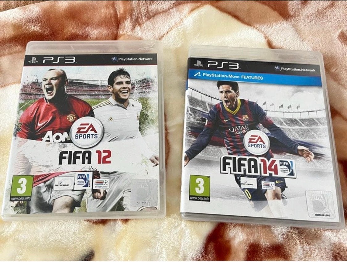 FIFA 12 & FIFA 14 PS3 - Voetbalgames voor PlayStation 3, Spelcomputers en Games, Gebruikt, Eén computer, Ophalen of Verzenden