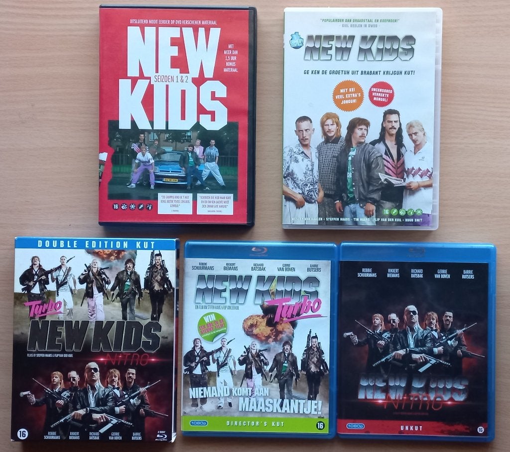 New kids Compleet incl. zeldzame serie 1 & 2 + Bluray box, Extra's, Vanaf 16 jaar, Verzenden, Overige genres