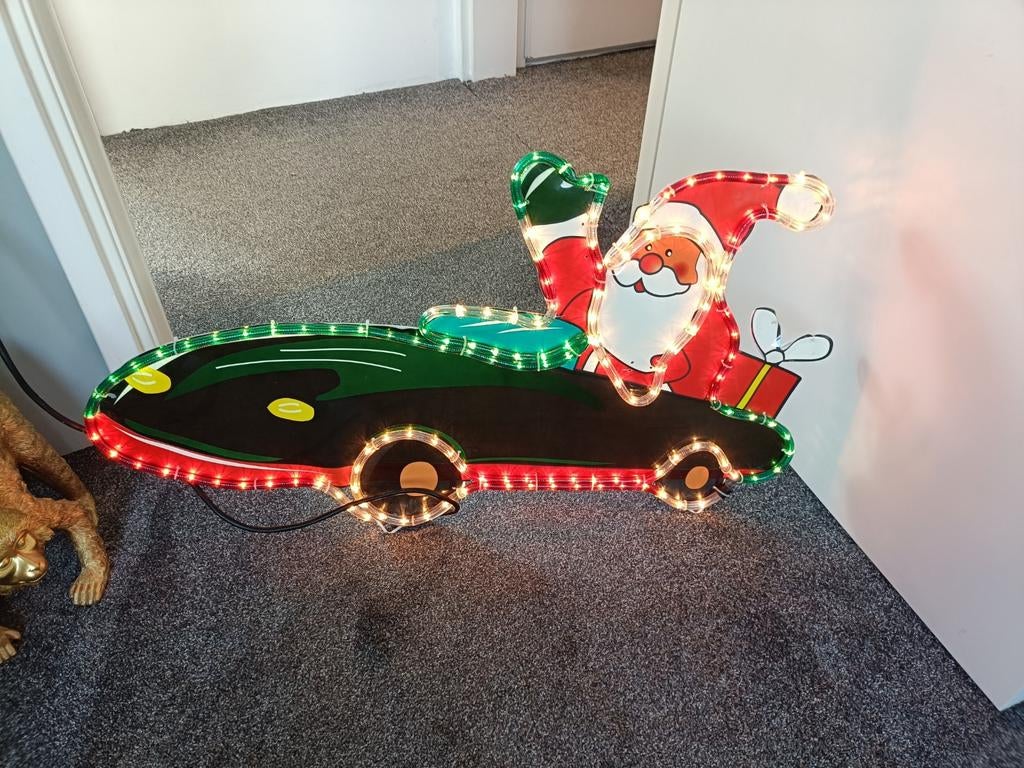 Kerstman in sportwagen, Diversen, Kerst, Ophalen of Verzenden