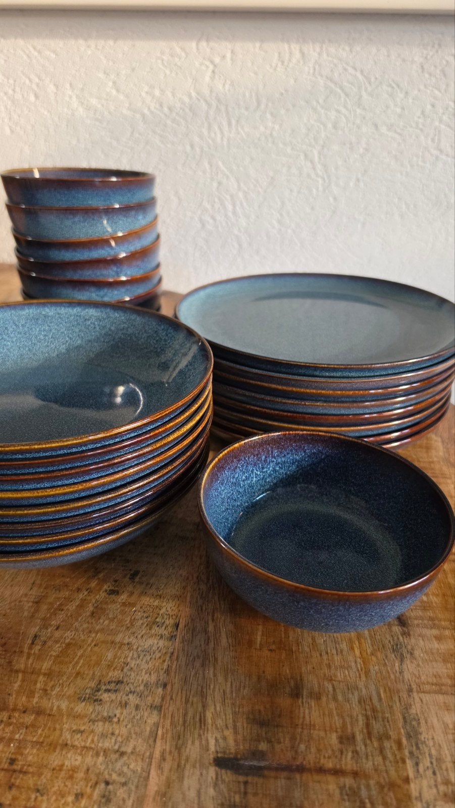Mooi blauw servies - IKEA, Ophalen, Zo goed als nieuw, Overige stijlen, Bord(en)