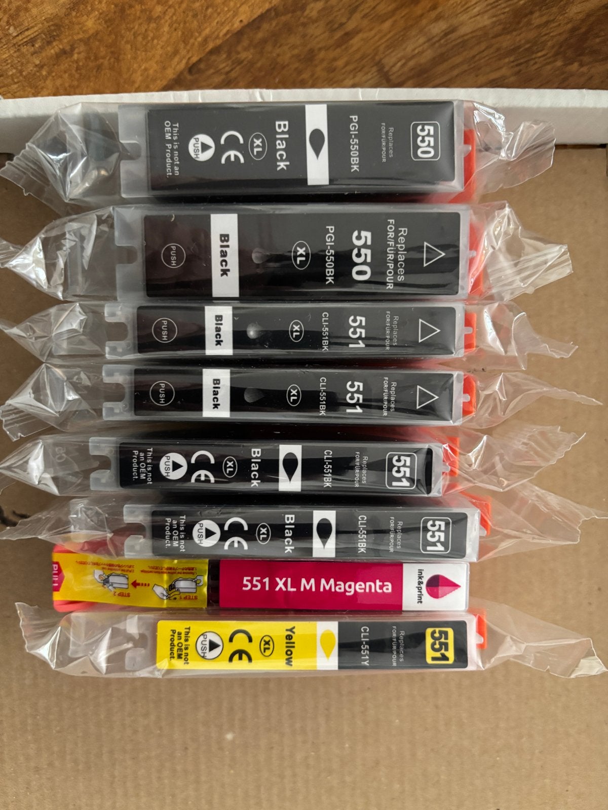 Inktcartridges PGI-550BK en CLI-551 XL - Nieuw, Computers en Software, Printerbenodigdheden, Nieuw, Cartridge, Ophalen
