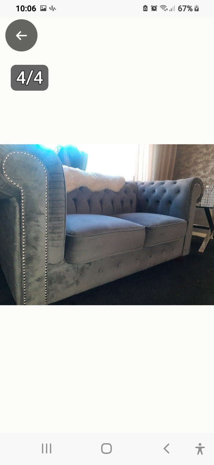 prachtige stijlvolle Klassiek Chesterfield 3+2, Huis en Inrichting, 75 tot 100 cm, Ophalen of Verzenden, Stof, 200 tot 250 cm