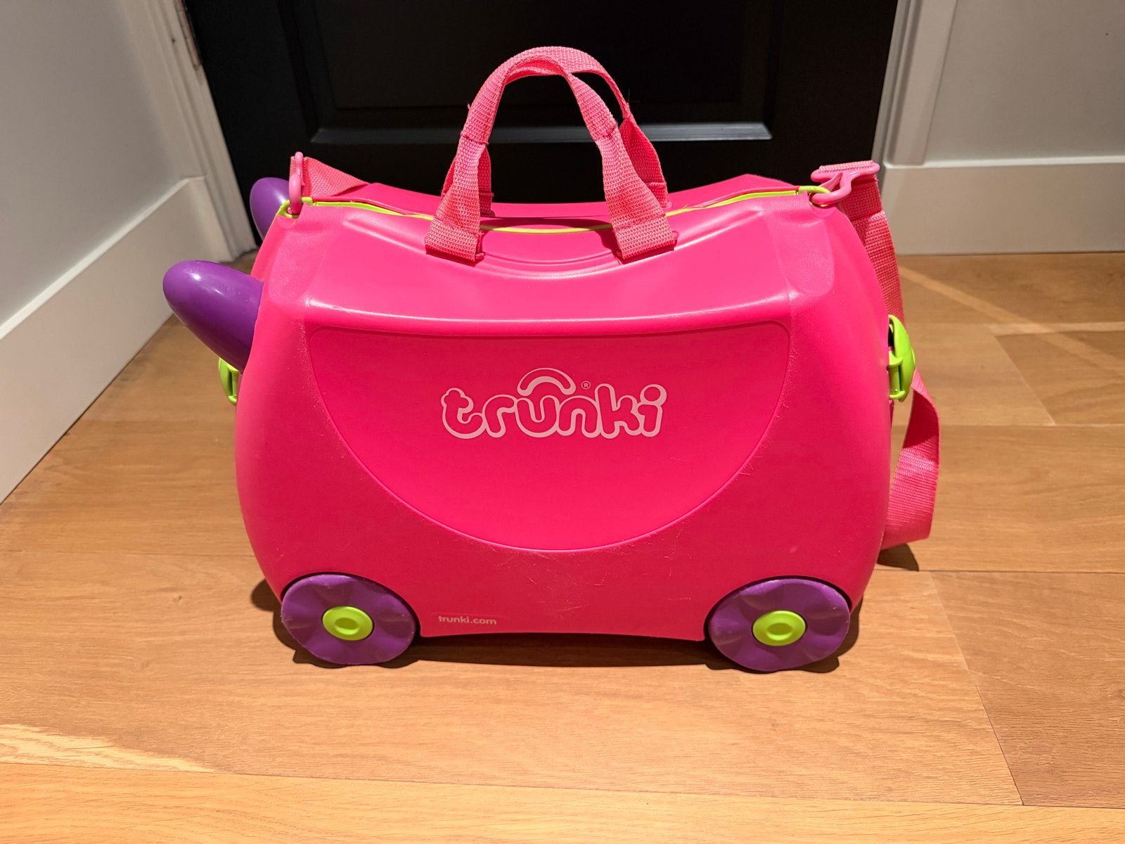Trunki Kinderkoffer Roze - Ideaal voor Reizen, Ophalen, Gebruikt