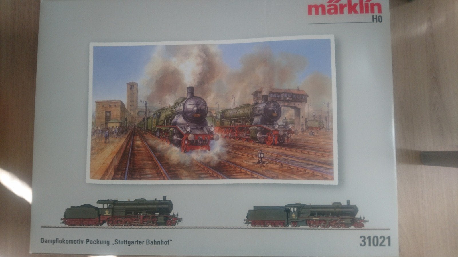 Marklin - Locset K.W.St.E.  Mfx+Geluid+Vitrine+Certif. 31021, Hobby en Vrije tijd, Modeltreinen | H0, Ophalen, Wisselstroom, Locomotief