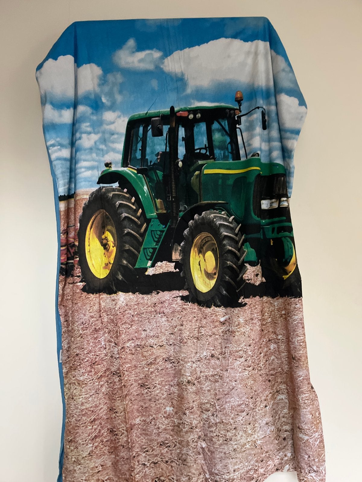 Dekbedovertrek met kussensloop - Tractor design, Meerkleurig, Beddengoedset, Nieuw, Ophalen of Verzenden