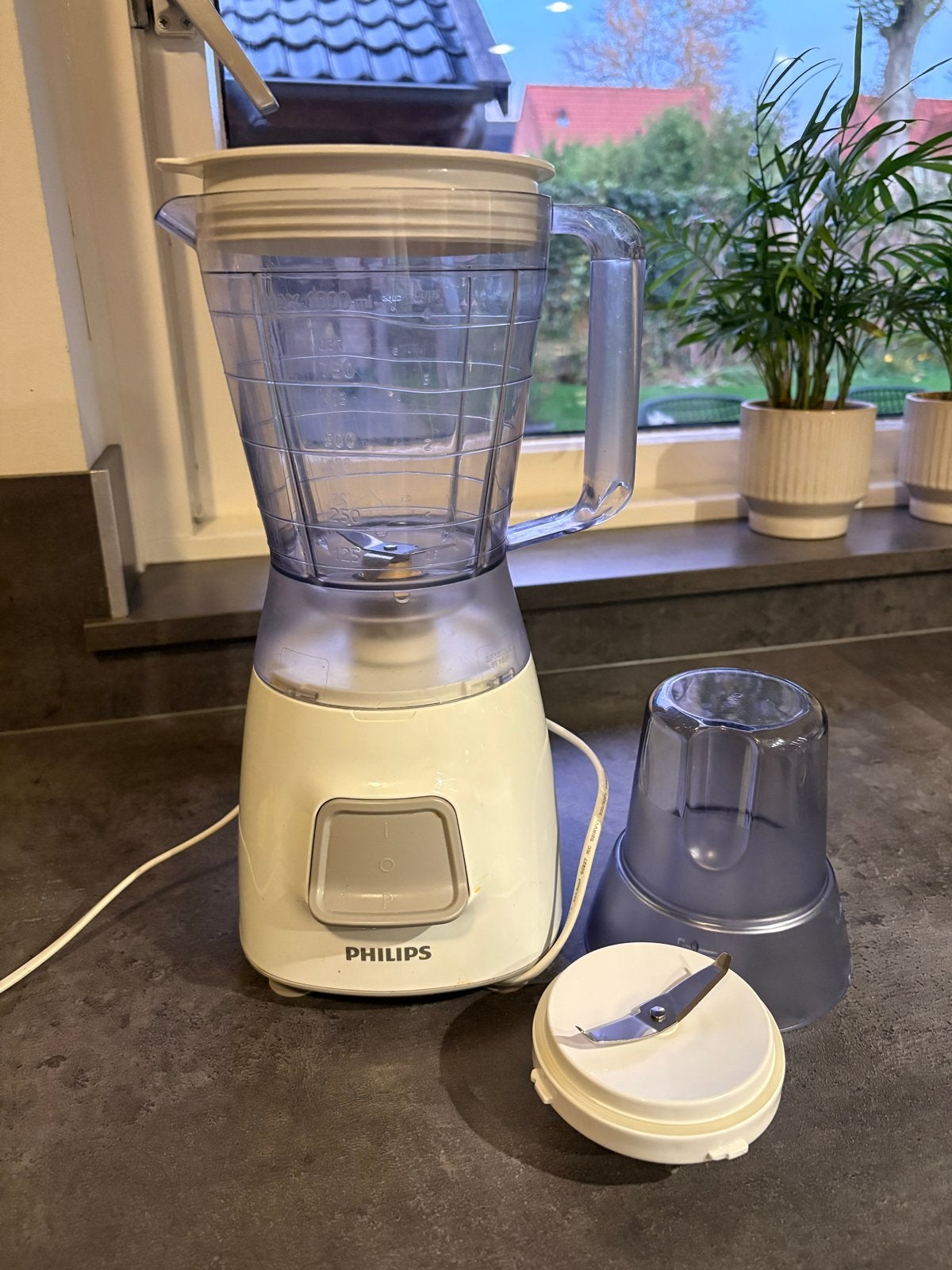 Philips Blender met hakmolen, Ophalen of Verzenden, Gebruikt, Blender