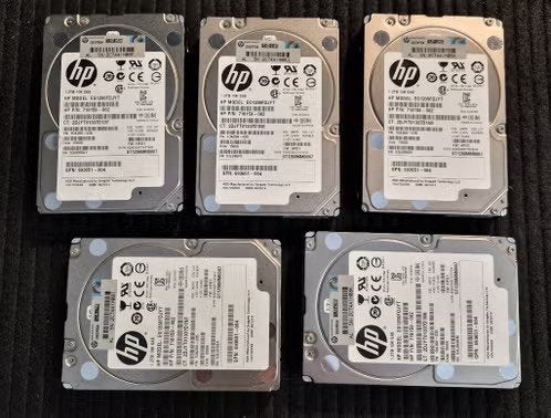 HP 1.2TB 10K Sas Server Schijf EG1200FDJYT - Geen Bracket, Computers en Software, Intern, Gebruikt, SAS, HP