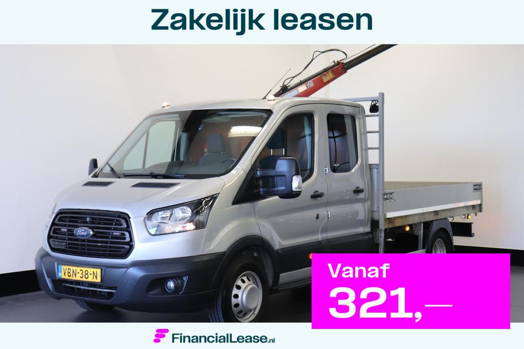 Ford Transit 2.0 TDCI 170PK Dubbel lucht Openlaadbak L4 EURO, 2925 kg, 4 cilinders, Origineel Nederlands, Bedrijf