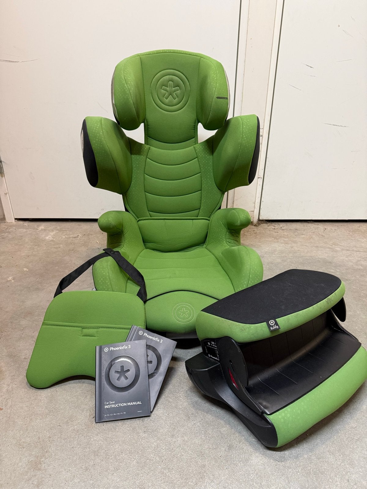 Kiddy Phoenixfix 3 autostoel - ANWB getest, Autogordel of Isofix, Gebruikt, 9 t/m 18 kg, Zijbescherming
