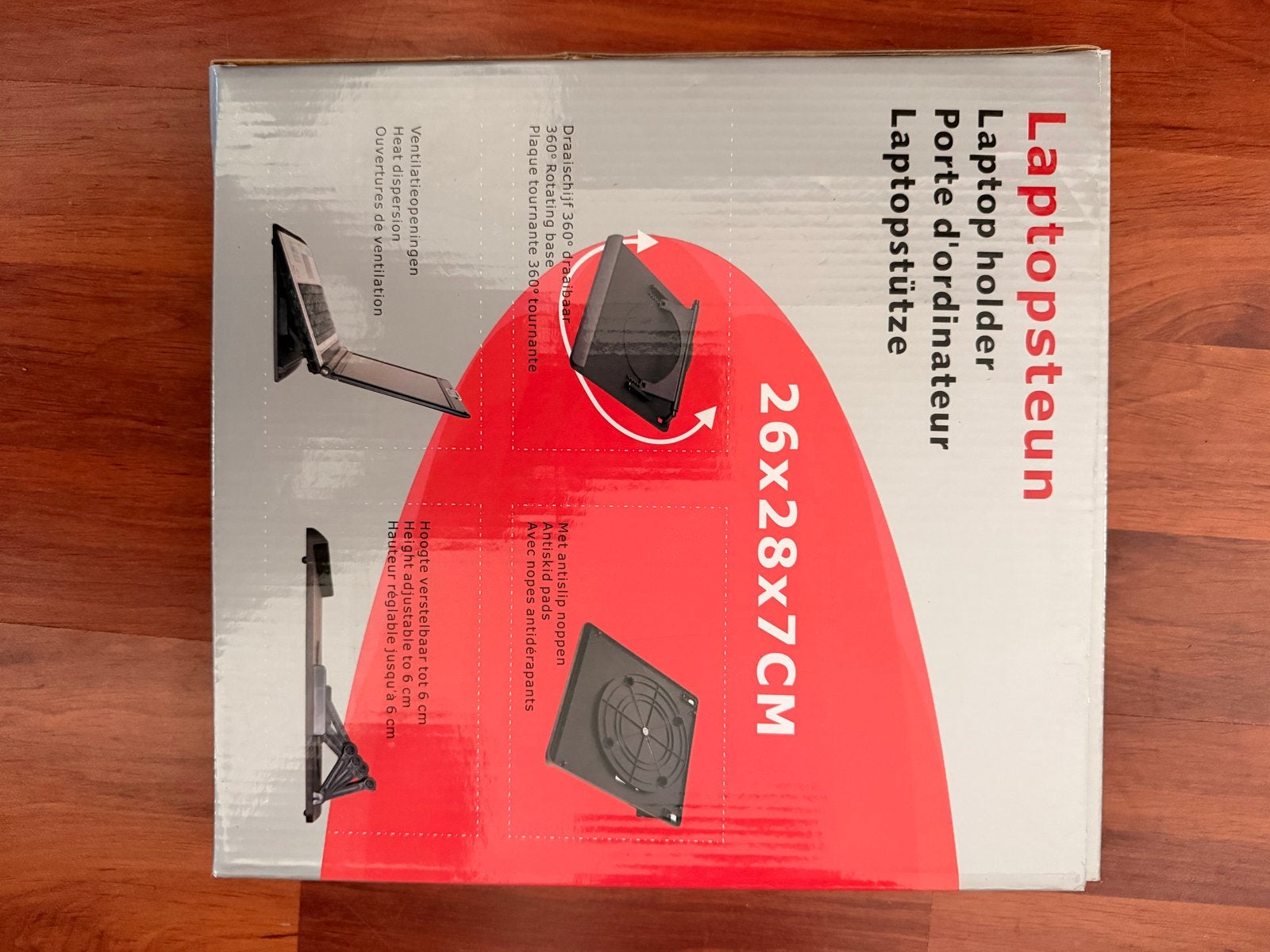 Laptophouder / Laptopsteun - Nieuw in doos, Ophalen, Nieuw, In hoogte verstelbaar