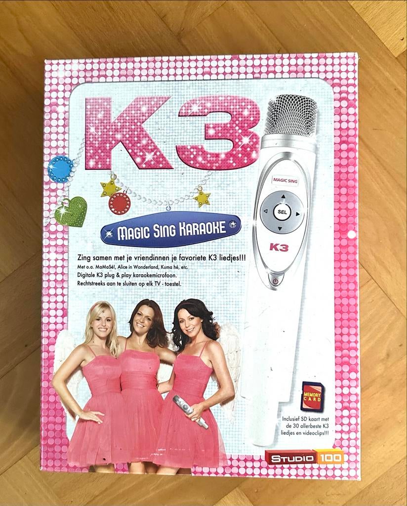 Zing mee met K3 - Microfoon met 30 Liedjes, Ophalen of Verzenden, Gebruikt, Microfoon(s)