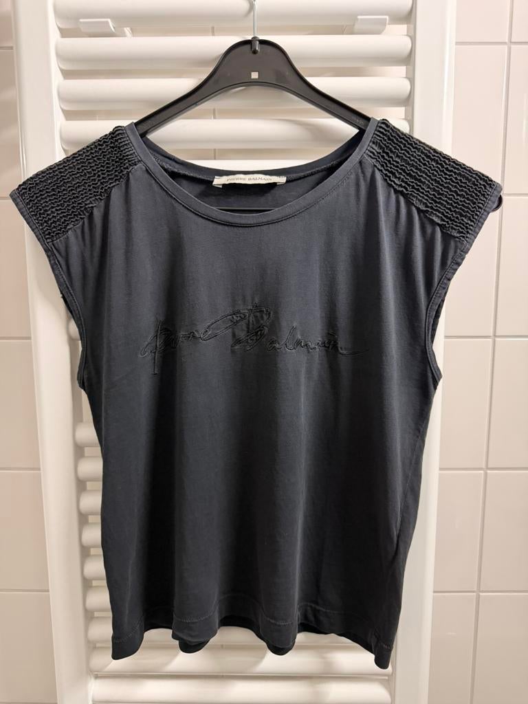 Pierre Balmain top, Blauw, Ophalen of Verzenden, Zo goed als nieuw, Maat 36 (S)
