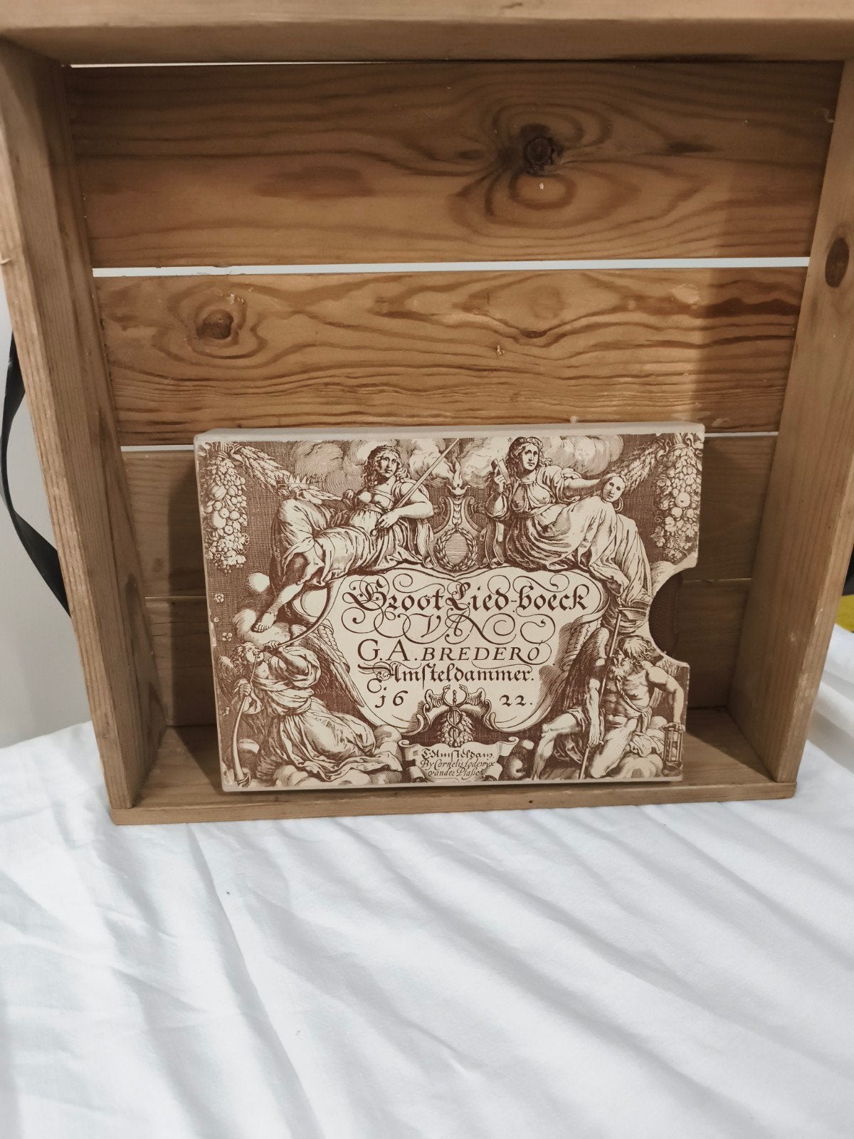 Groot Liedboeck G.A. Bredero - Antiek Boek HG Nuenen, Ophalen of Verzenden, Gelezen, G.A. Bredero, Nederland