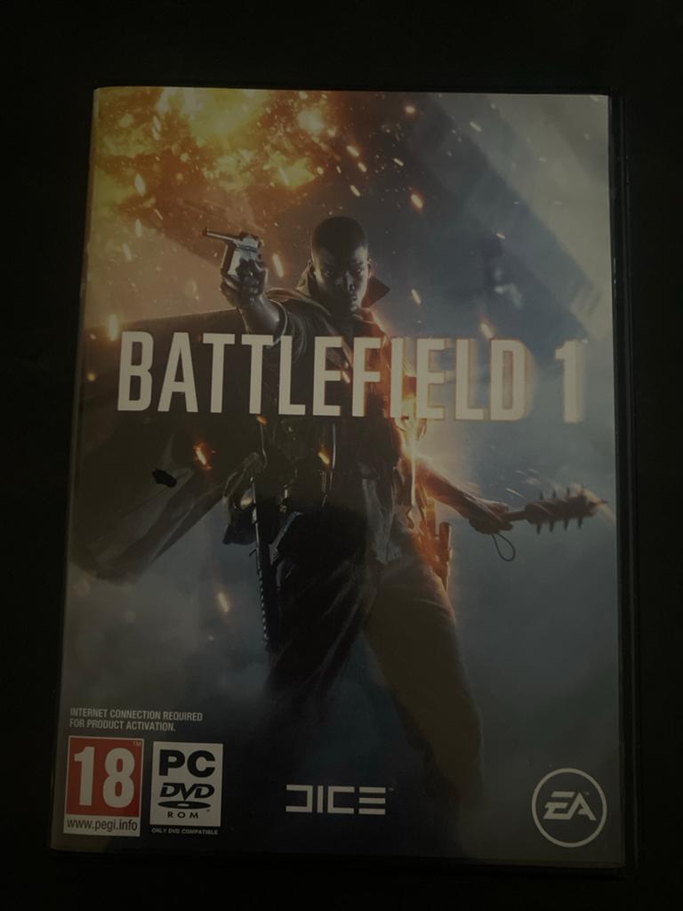 Battlefield 1 PC - Compleet met 5 discs, Spelcomputers en Games, Games | Pc, Online, Gebruikt, Vanaf 18 jaar, Shooter