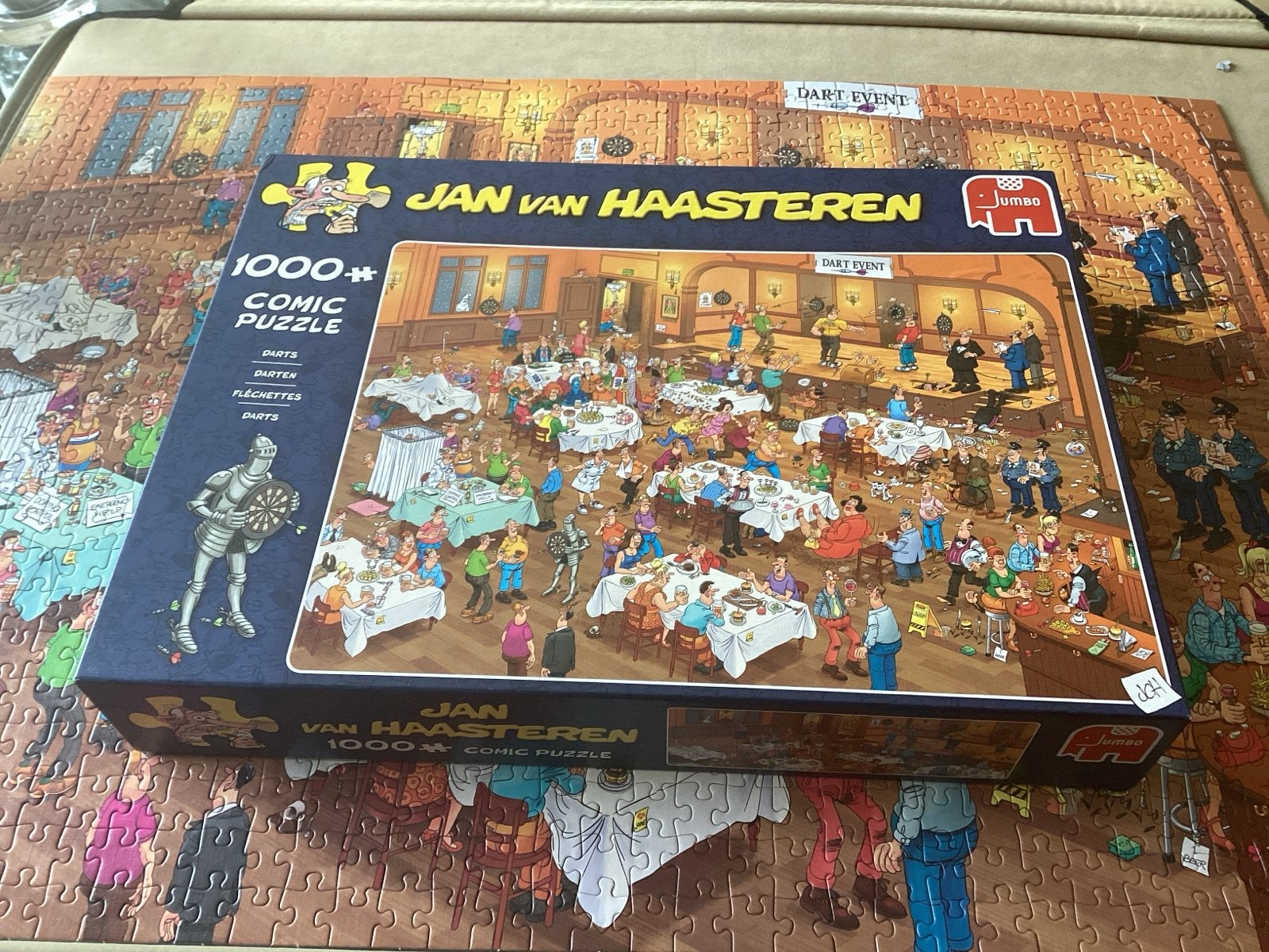 Jan van Haasteren 1000+ stukjes - Dart Event RUILEN, Ophalen, 500 t/m 1500 stukjes, Zo goed als nieuw, Legpuzzel