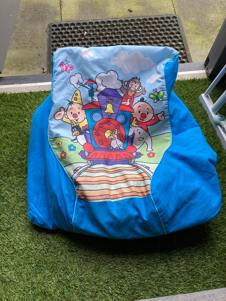 Zitzak bumba studio 100 met wasbare hoes, Ophalen of Verzenden, Blauw, Zitzakstoel