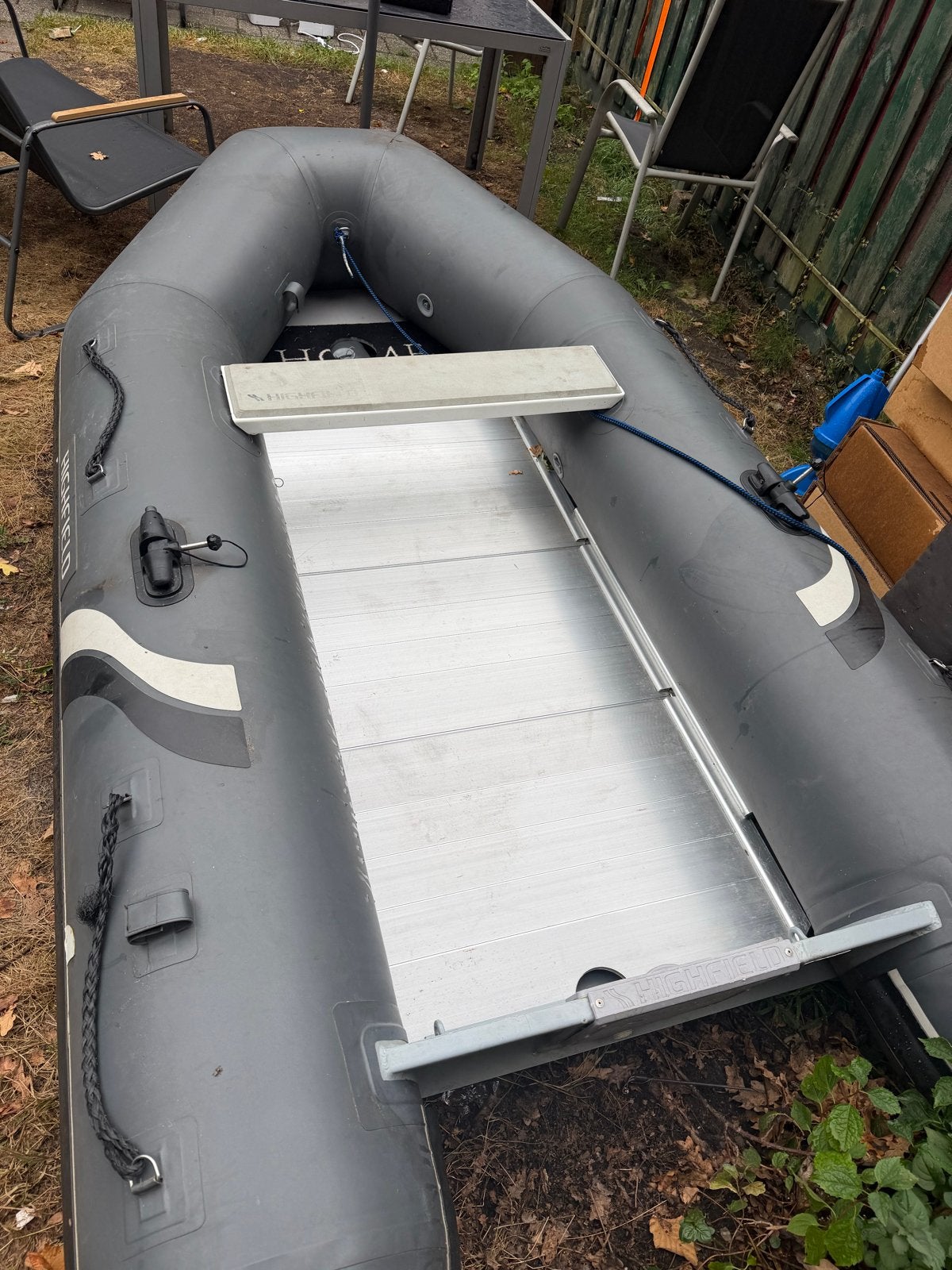 Rubberboot highfield, Watersport en Boten, Ophalen, Gebruikt, Aluminium, Highfield