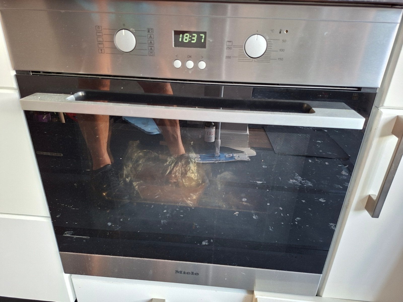 Miele oven, Witgoed en Apparatuur, Ophalen, Minder dan 45 cm, Gebruikt, Heteluchtoven