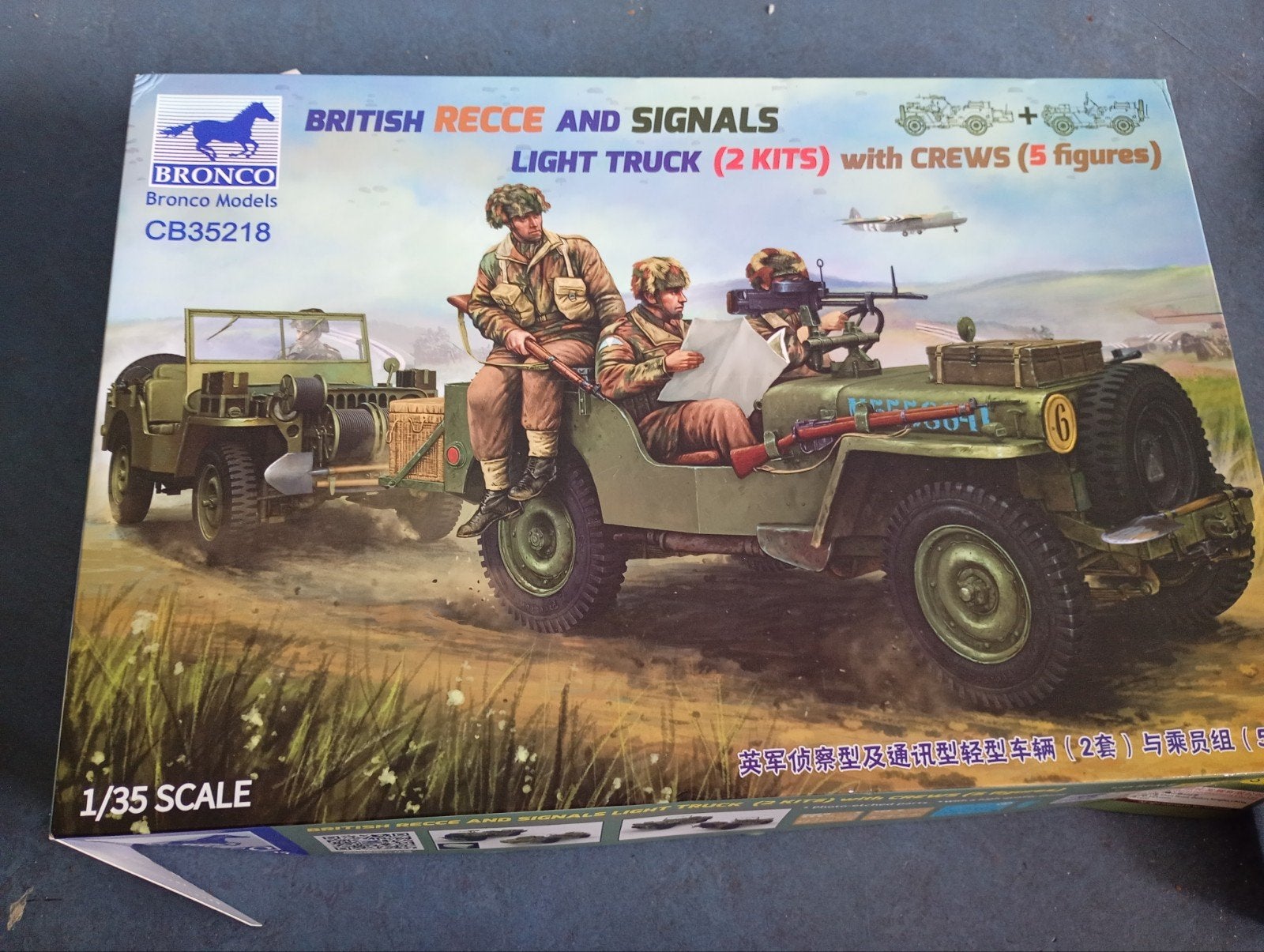 Bronco Models British Recce & Signals Light Truck (2 kits), Hobby en Vrije tijd, Modelbouw | Auto's en Voertuigen, Overige merken