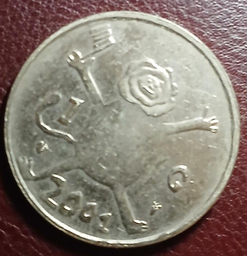 4x 1 gulden uit 2001, Loeki gulden, Ophalen of Verzenden