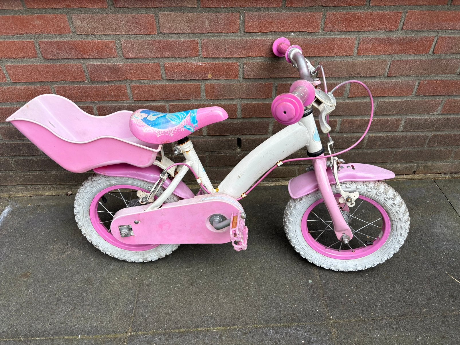 Rijklare meisjes kinderfietsen 12 14 16 20 24 26 of 28 inch, Ophalen, Gebruikt, 20 inch of meer