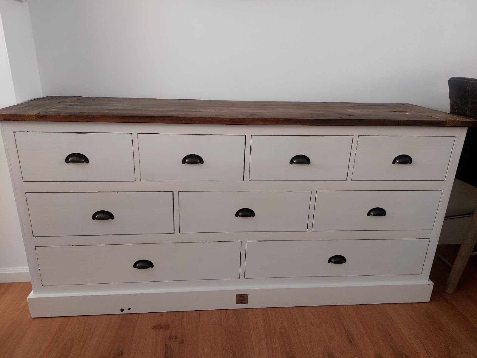 Riviera Maison Dressoir met 9 lades, Ophalen, Gebruikt, 150 tot 200 cm, Met lade(s)