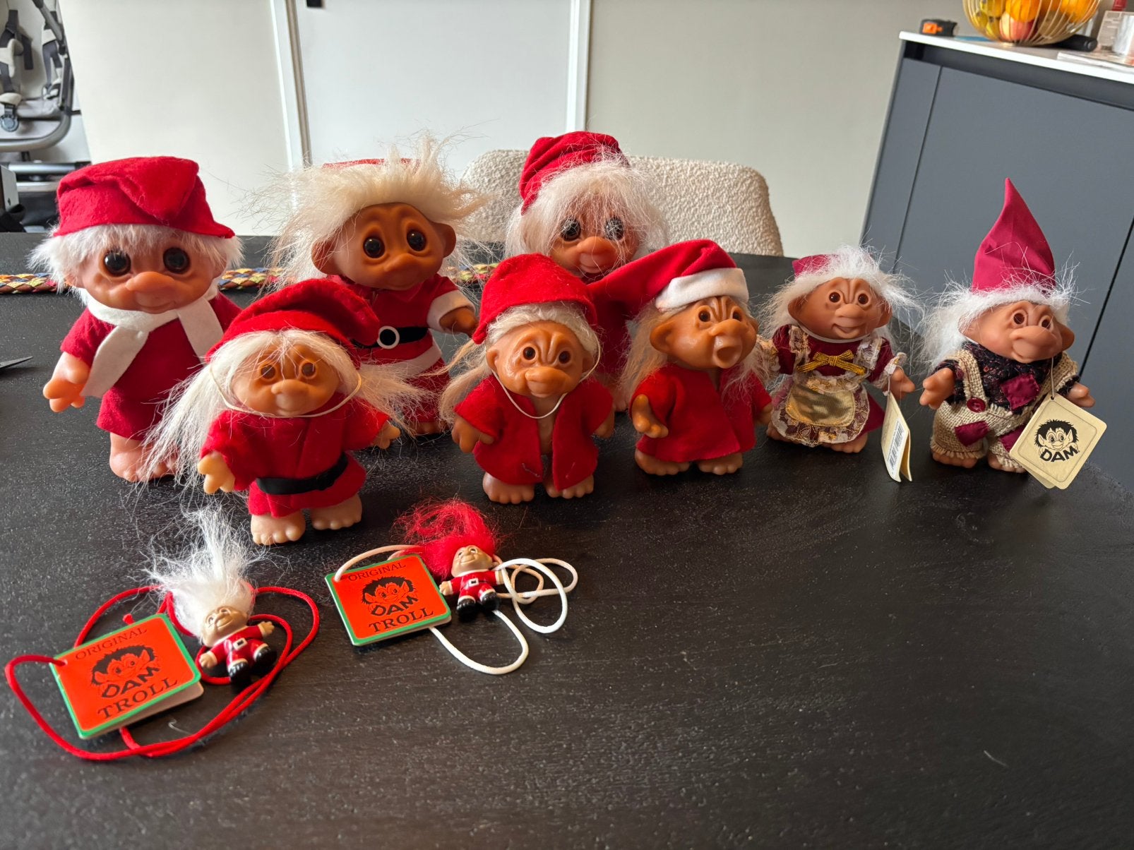 Lot Original Dam Troll Denemarken trollen poppen kerst etc, Danmark, Gebruikt, ., Dam troll
