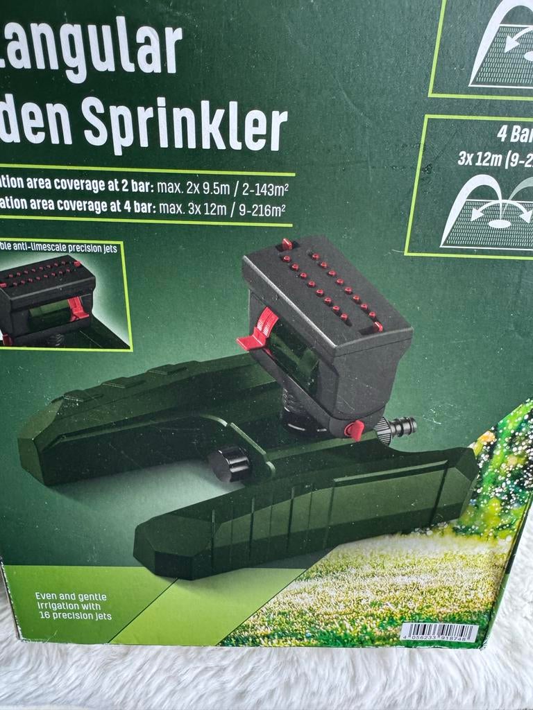 Parkside Rectangular Garden Sprinkler - Nieuw in doos, Tuin en Terras, Ophalen of Verzenden, Zo goed als nieuw