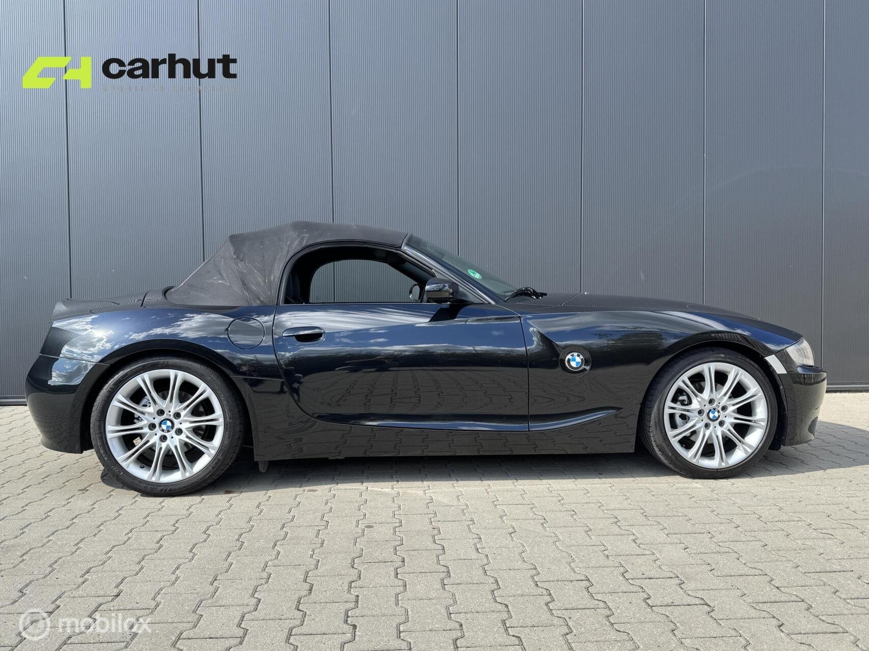 BMW Z4 Roadster 2.5si|218 PK|unieke uitvoering en unieke sta, Achterwielaandrijving, Gebruikt, Zwart, 2497 cc