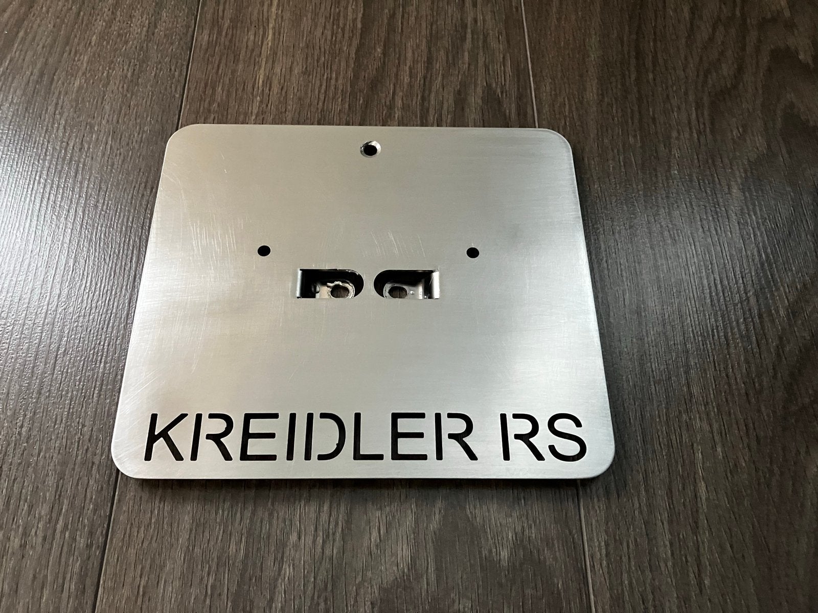 Kreidler RS kentekenplaathouder RVS, Ophalen of Verzenden, Gebruikt, Overige typen