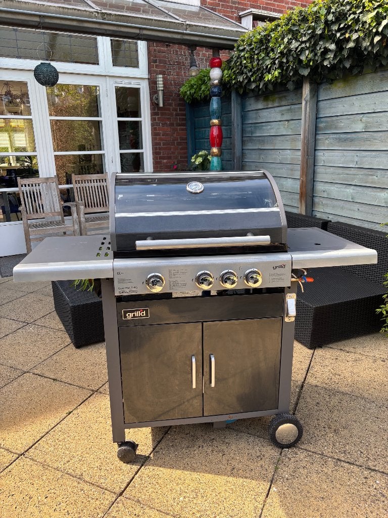 Verrijdbare GAS BBQ VAN HET MERK GRILL'D TYPE GOURMET 3-AG, Ophalen, Gebruikt, Grild