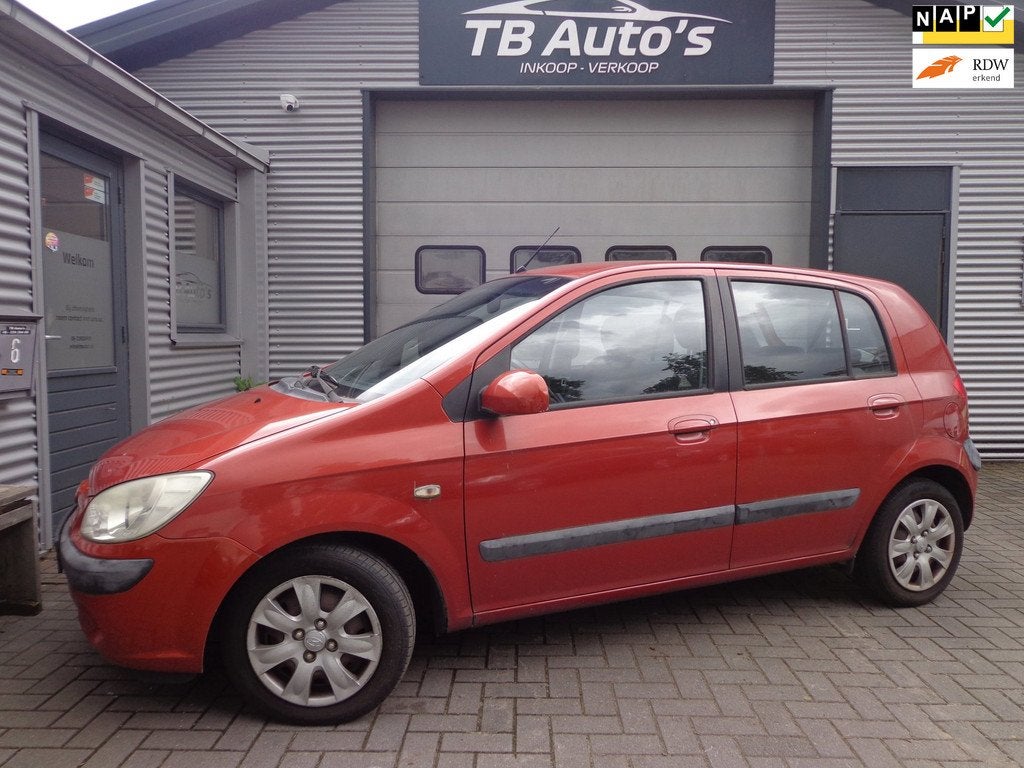 Hyundai Getz 1.4i Active Cool, Auto's, Hyundai, Voorwielaandrijving, 4 cilinders, Origineel Nederlands, Bedrijf