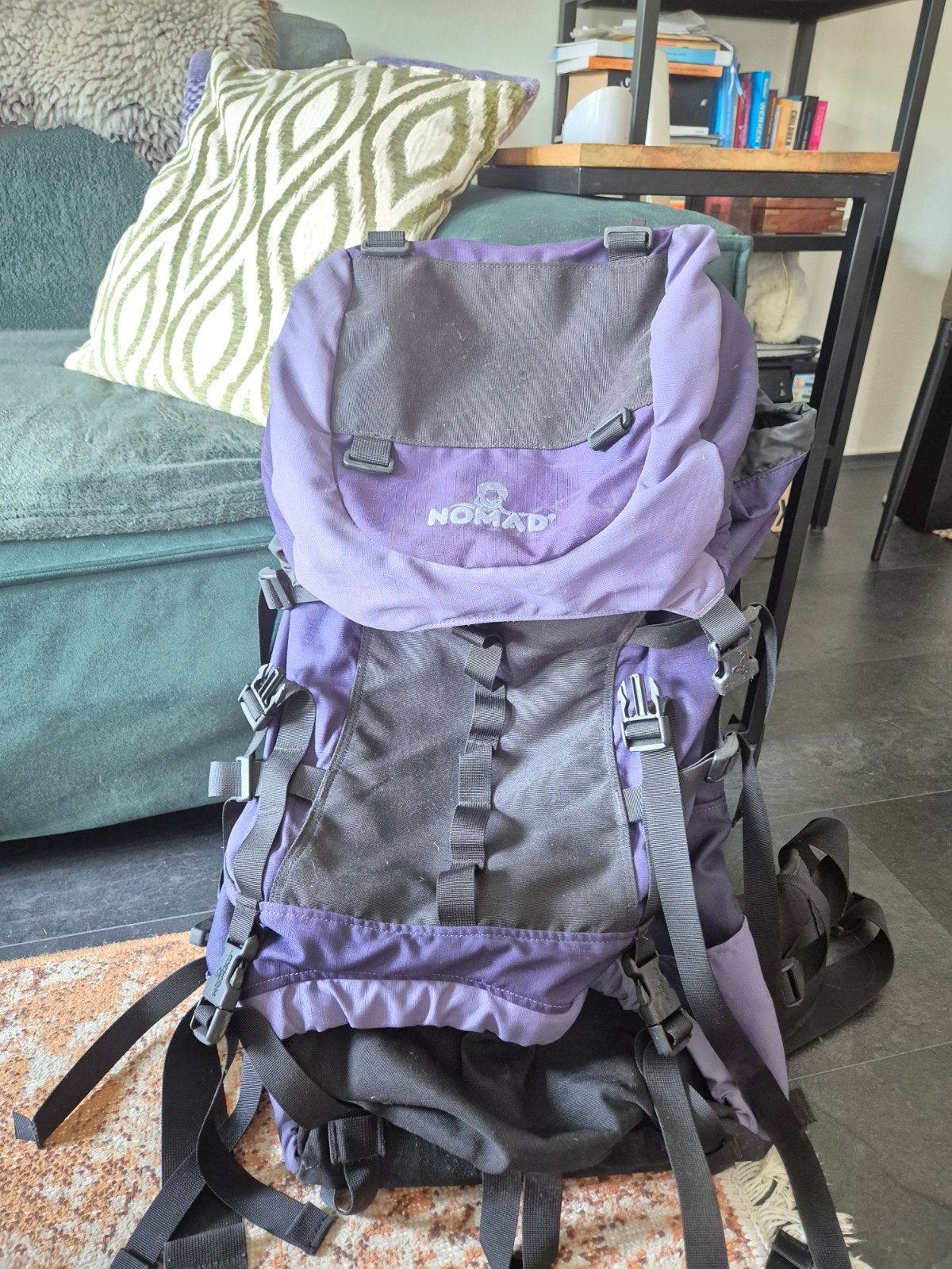 Nomad EasyTrek Draagzak - Paars/Zwart, Ophalen of Verzenden