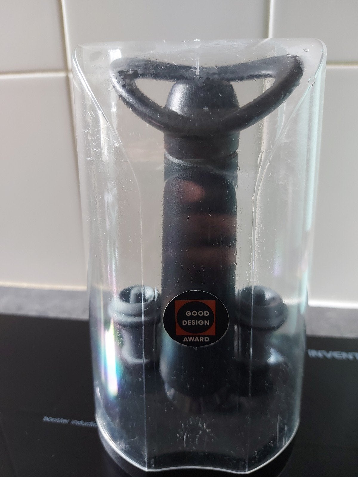 Vacuüm wijnstopper set met pomp en 2 stoppers, Overige typen, Kunststof, Nieuw, Ophalen of Verzenden