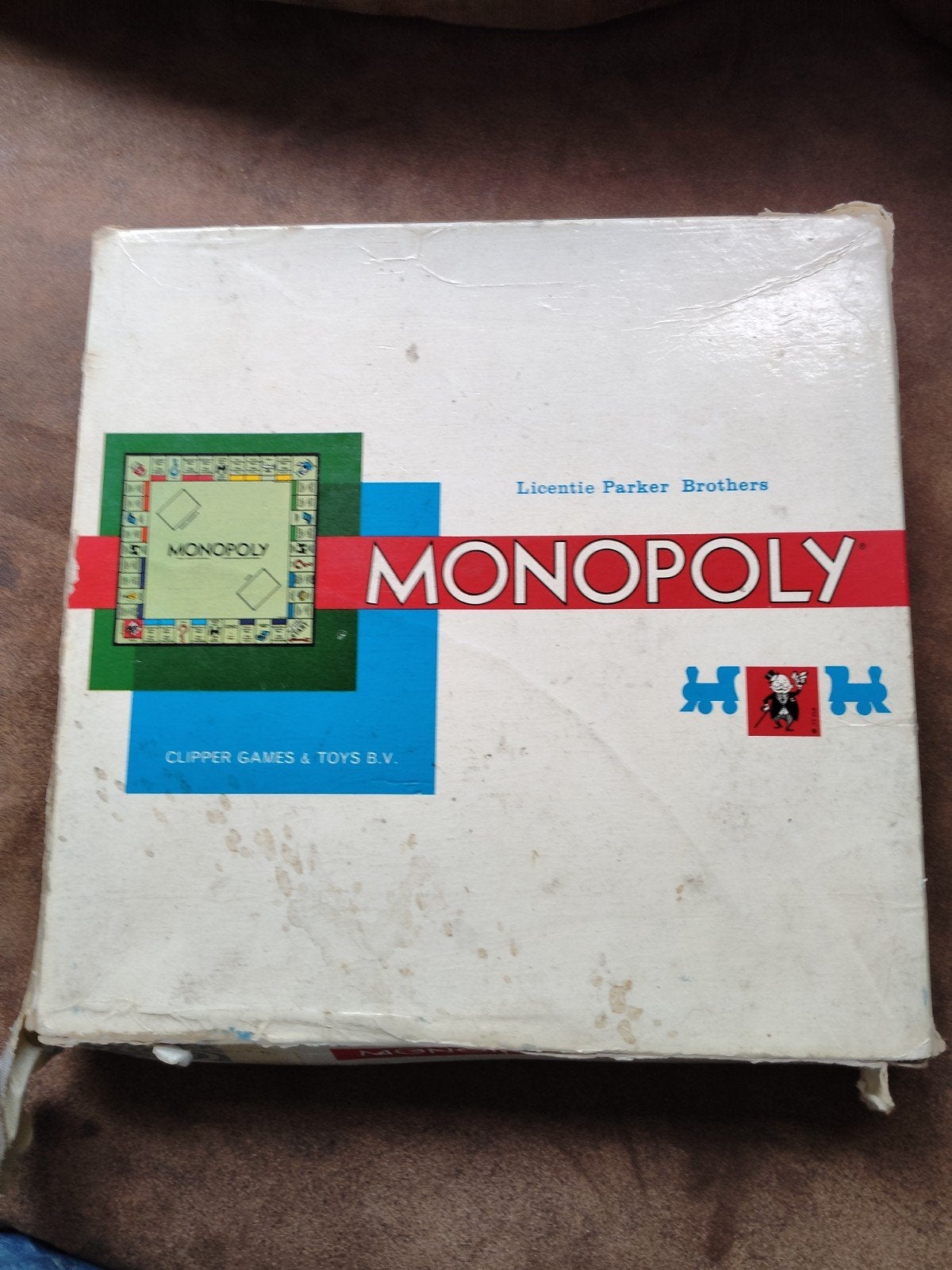 Vintage Monopoly Bordspel - Clipper Games & Toys B.V., Drie of vier spelers, Ophalen of Verzenden, Gebruikt, Clipper Games & Toys B.V.