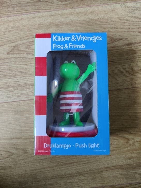 Kikker & Vriendjes druklampje - Nieuw in verpakking, Kinderen en Baby's, Ophalen of Verzenden