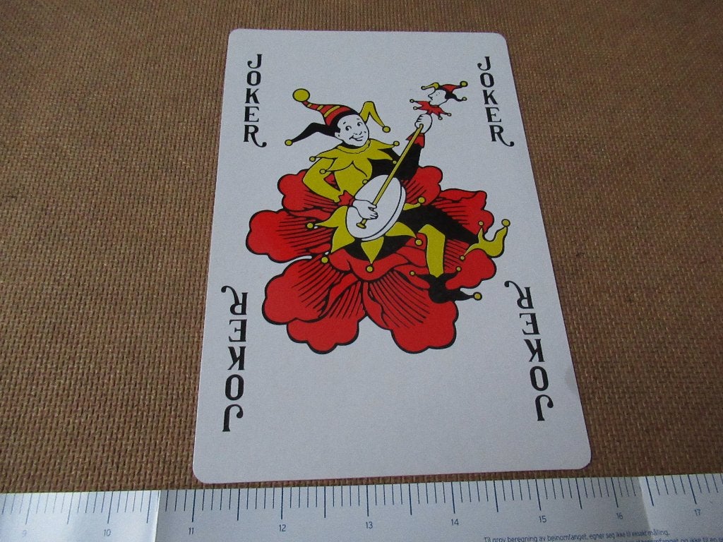 Joker speelkaart Grote Joker 2, Verzamelen, Speelkaarten, Jokers en Kwartetten, Verzenden, Zo goed als nieuw, Joker(s)
