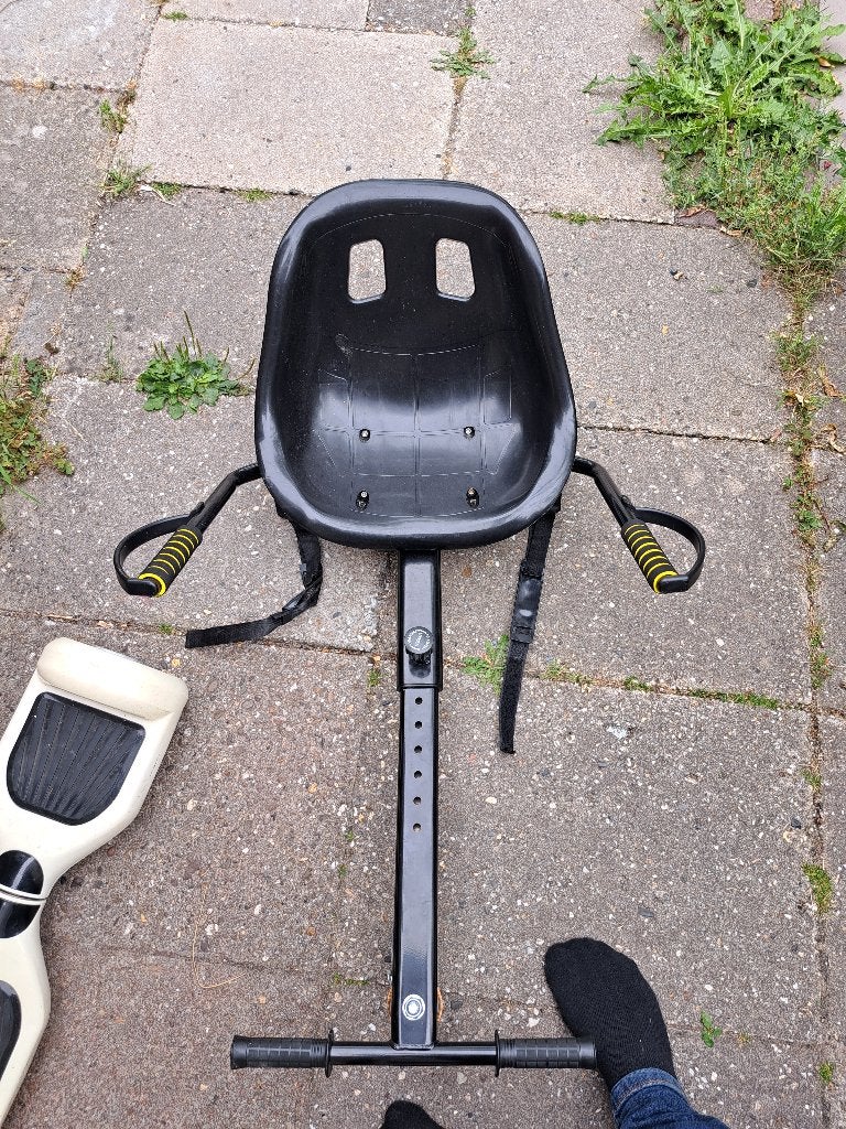 Hoeverboard met karretje, Ophalen