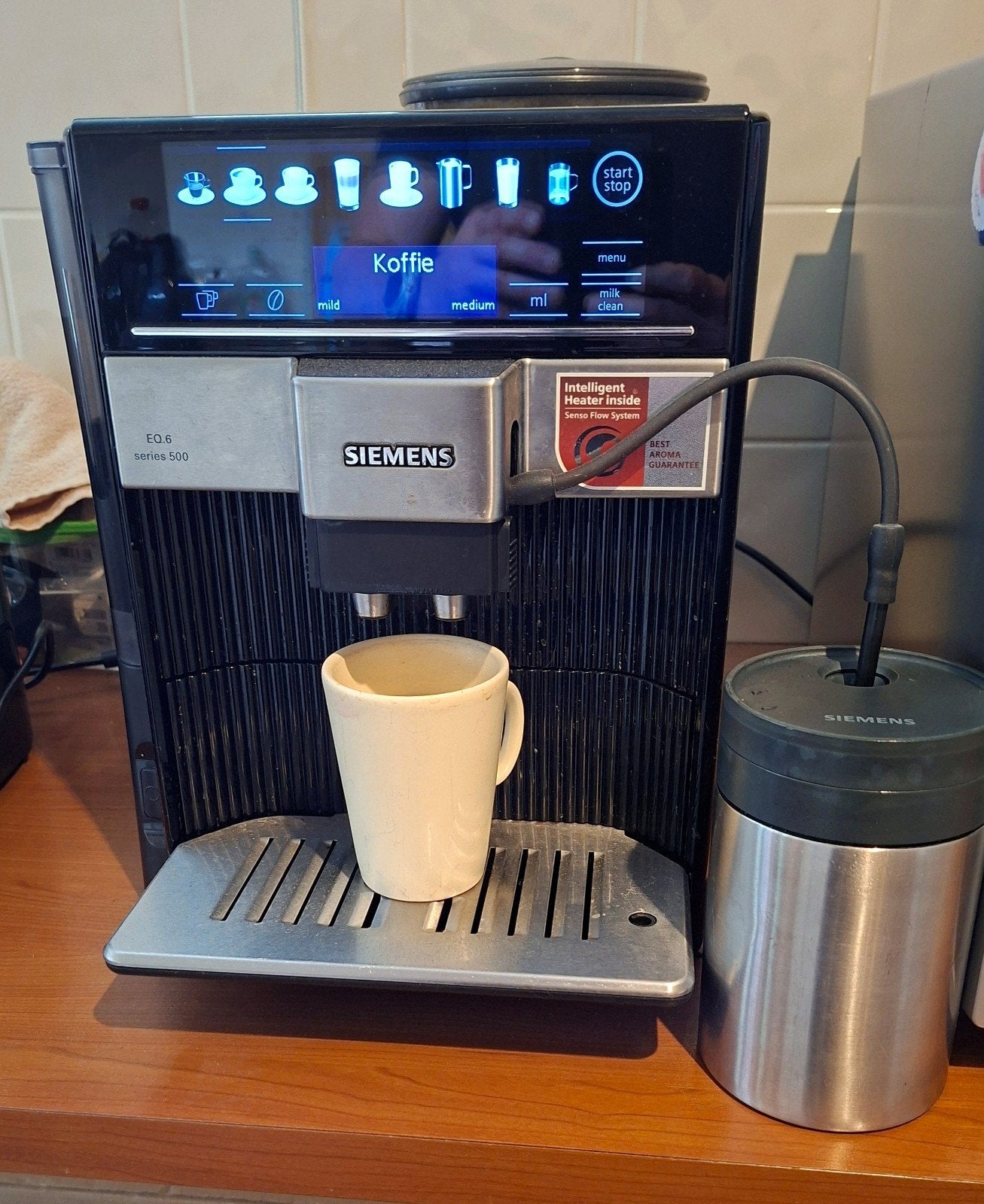 Siemens EQ.6 series 500  volautomatische espressomachine, Ophalen, Gebruikt, Espresso apparaat