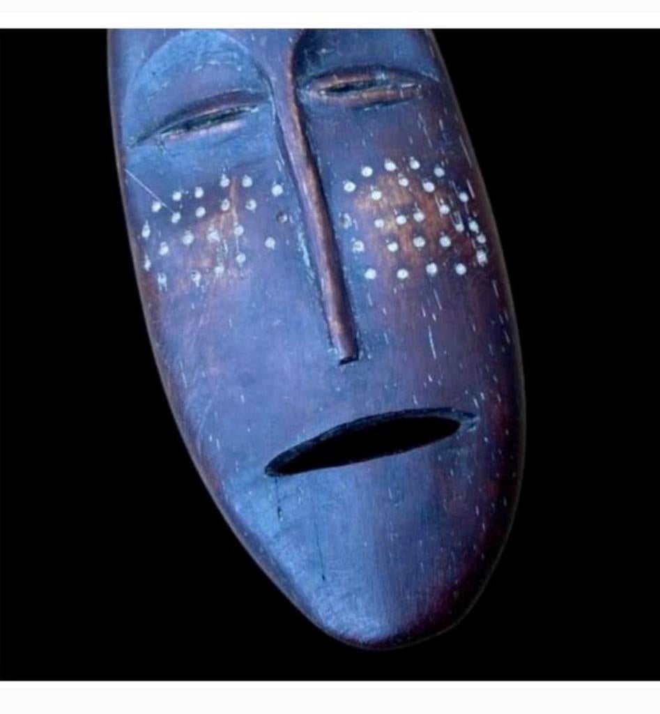 lega - DR Congo 1960 Oud paspoortmasker masker Afrika africa, Ophalen of Verzenden