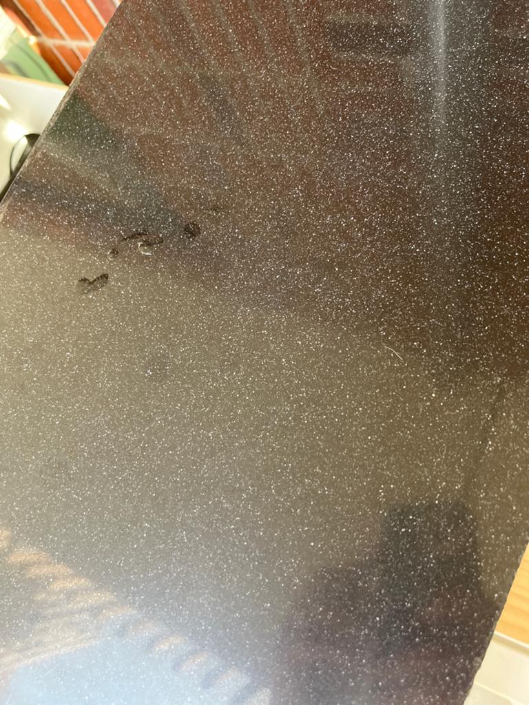 Zwart aanrechtblad met spikkels, Ophalen, Gebruikt