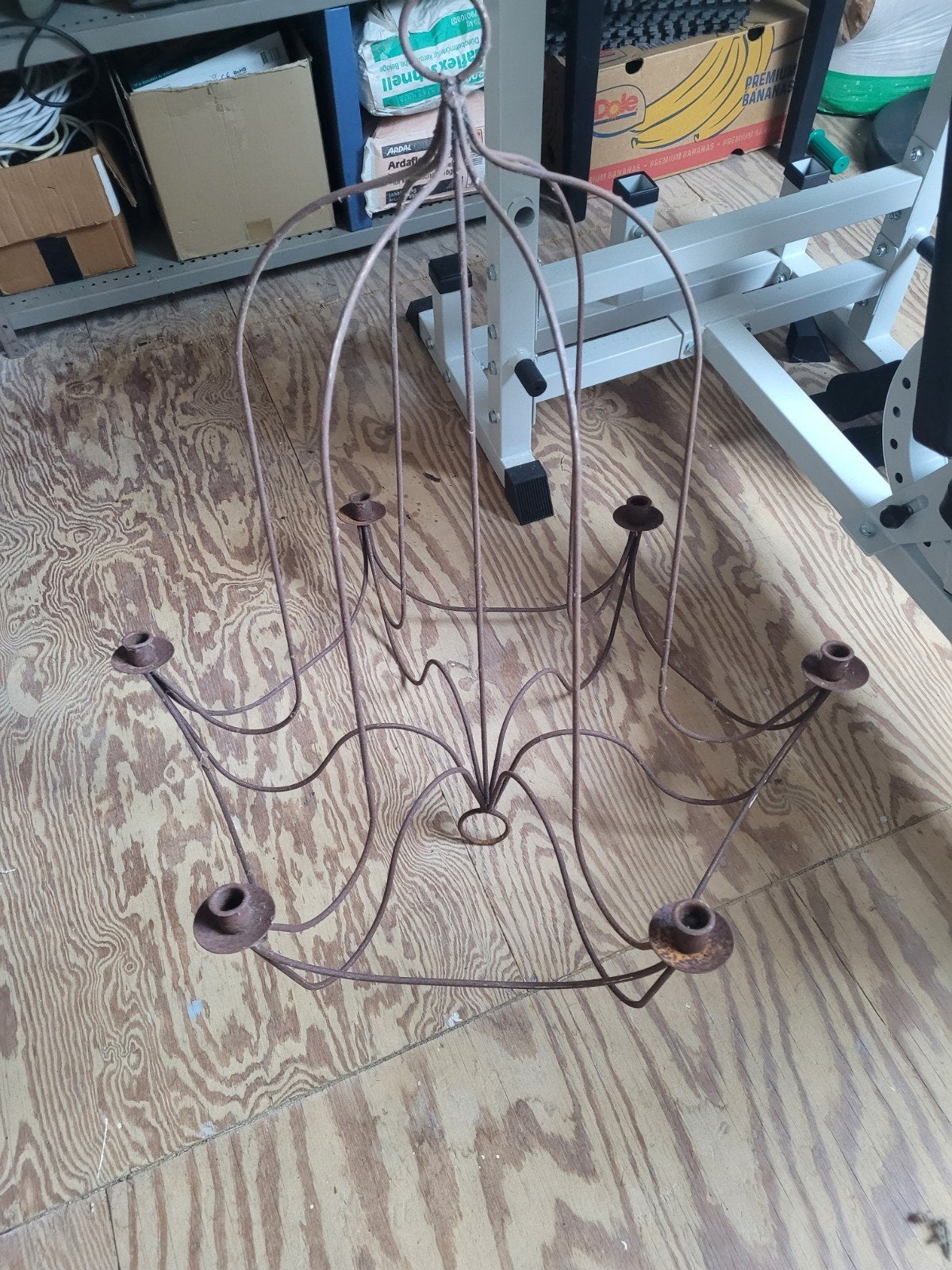 grote kroonluchter, Ophalen, Gebruikt, Hout