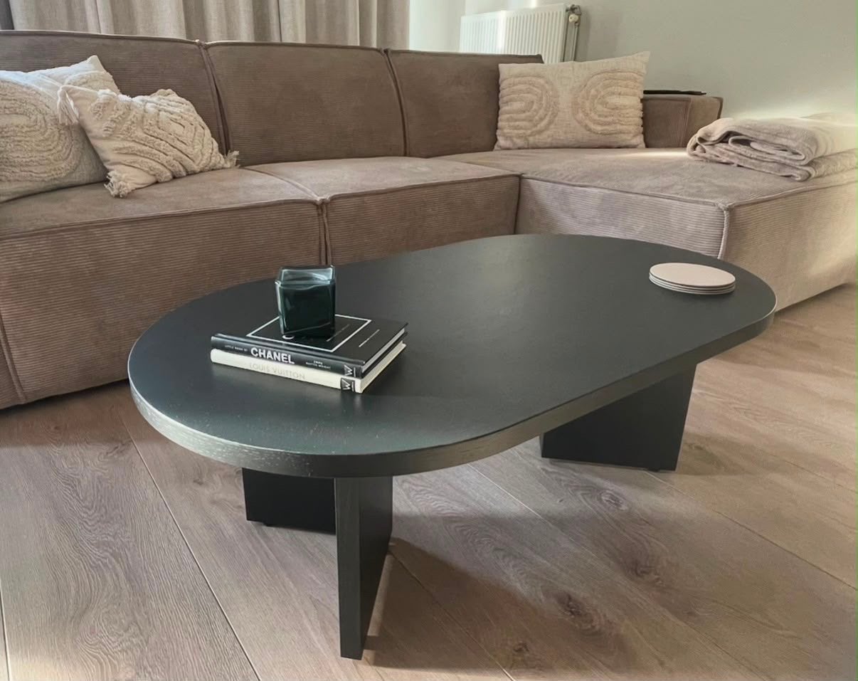 Westwing Toni salontafel - Zo goed als nieuw, krasvrij, Ophalen, 50 tot 100 cm, Zo goed als nieuw, Ovaal