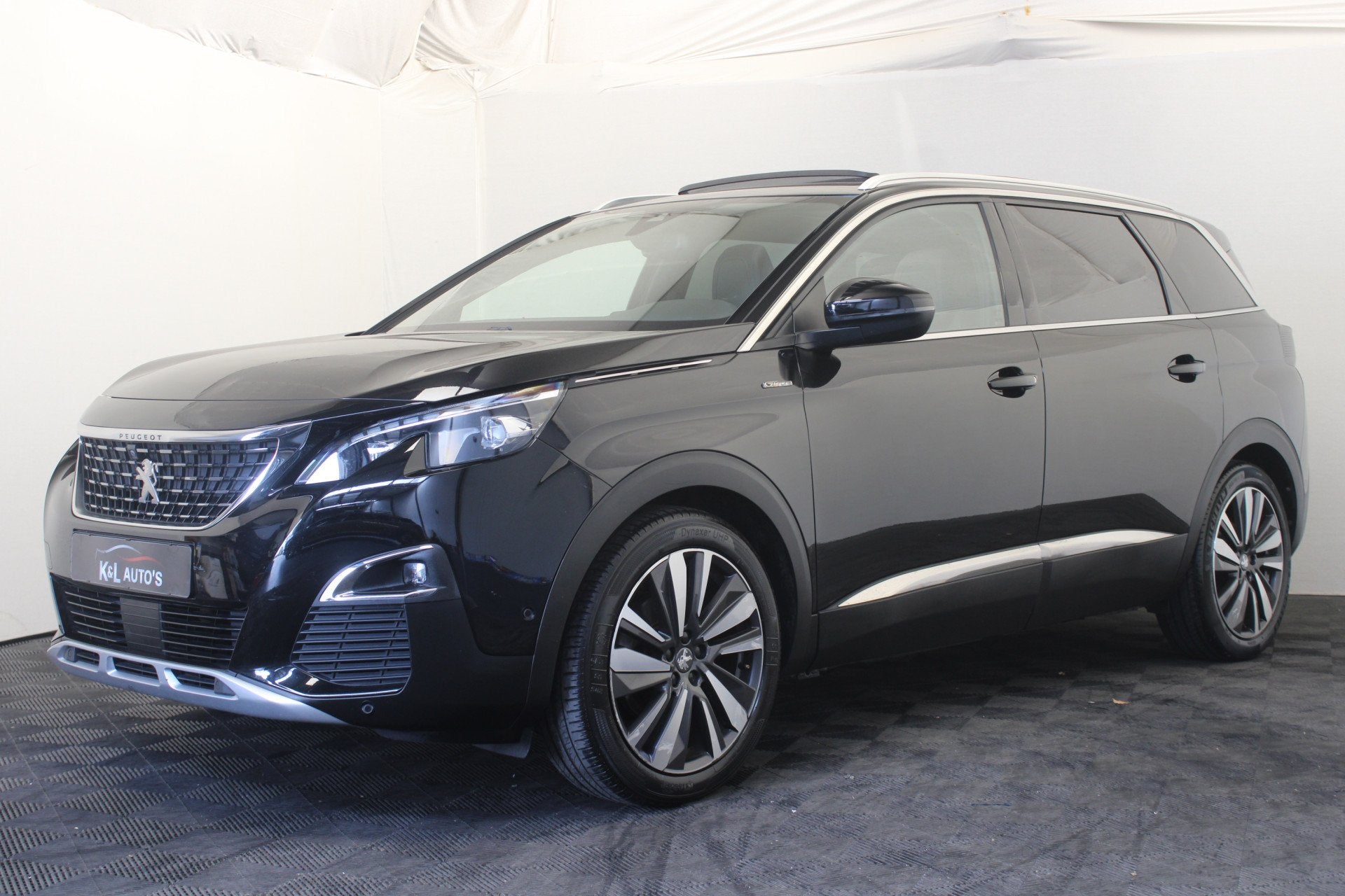 Peugeot 5008 1.2 PureTech GT-Line Avantage |Pano|Leder|Stoel, 1280 kg, 1199 cc, 7 stoelen, Zwart