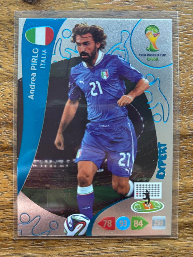 Andrea Pirlo Expert Spelerskaart - FIFA World Cup 2014, Verzamelen, Sportartikelen en Voetbal, Ophalen of Verzenden, Zo goed als nieuw