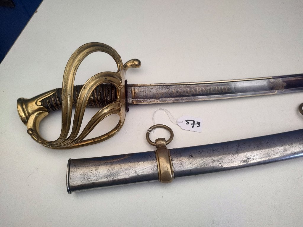 Sabel # 573 - Frankrijk - Gendarmerie mod 1816 Restauration, Verzamelen, Verzenden, Landmacht, Nederland, Zwaard of Sabel