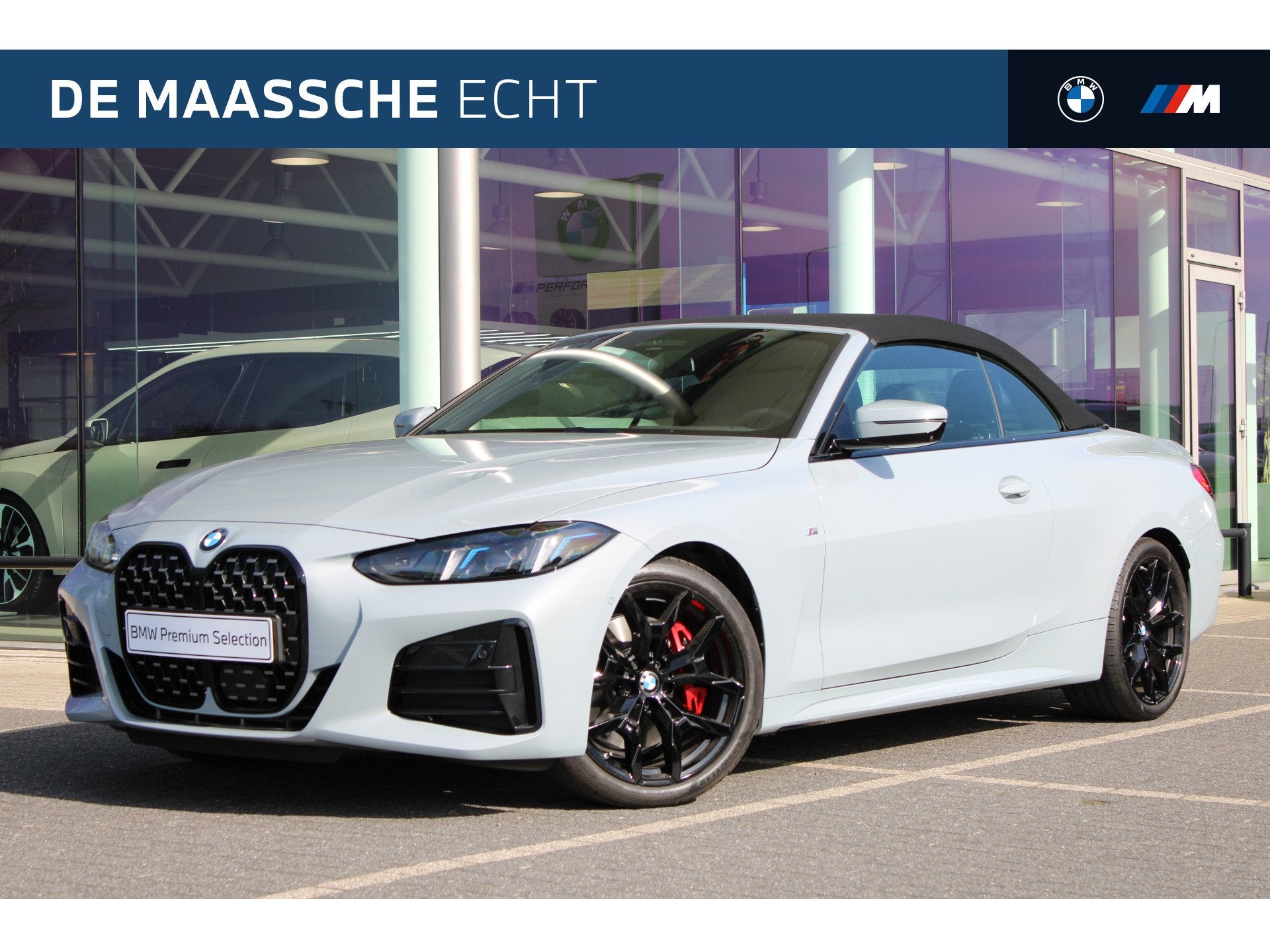 BMW 4 Serie Cabrio 420i M Sport Automaat / Air Collar / Park, Gebruikt, 4 stoelen, Bedrijf, Automatische klimaatregeling