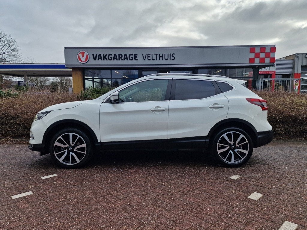 Nissan QASHQAI 1.2 N-CONNECTA Nieuwe automaatbak!, Auto's, Nissan, Gebruikt, 4 cilinders, 116 pk, Wit