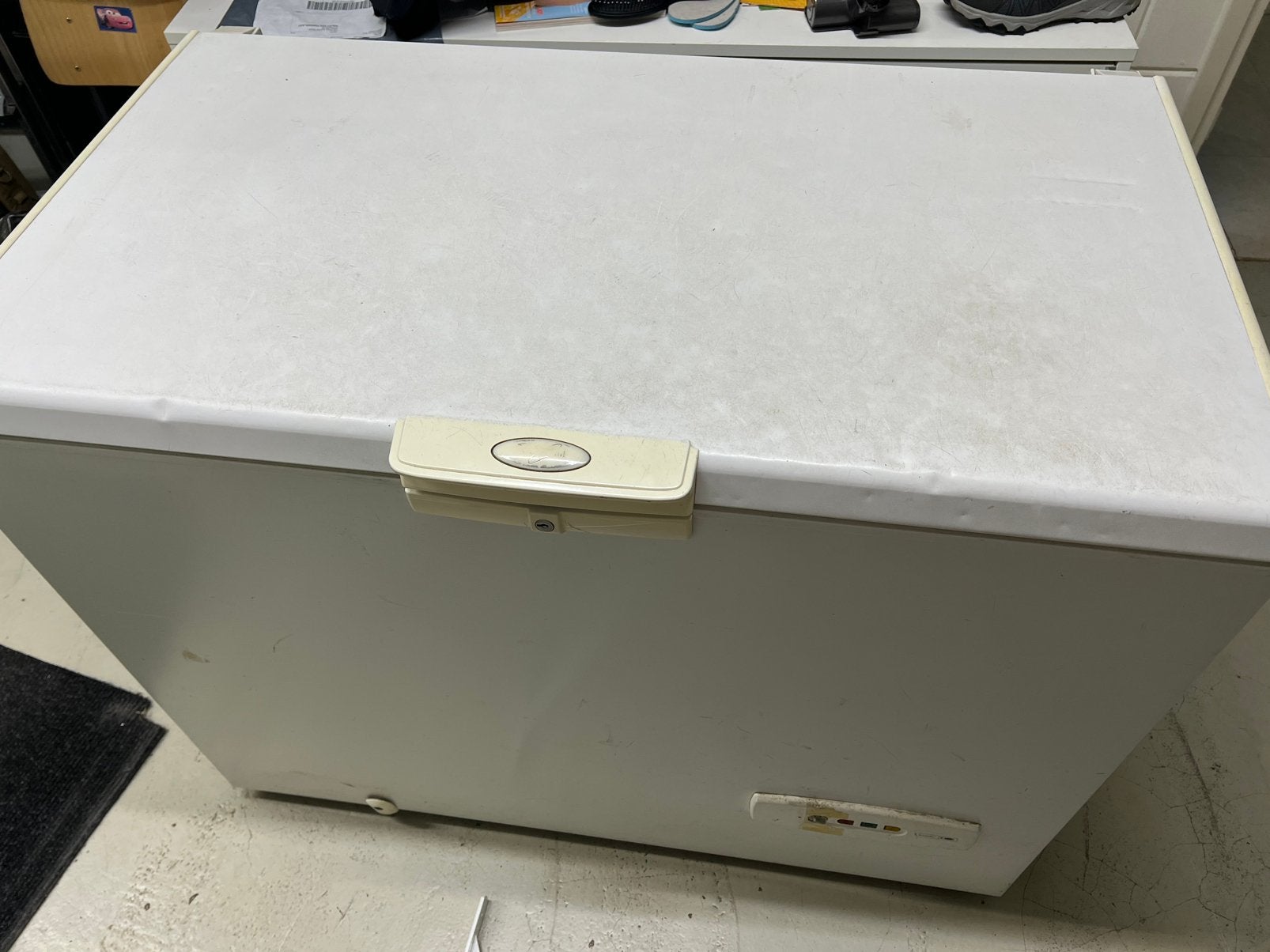 Diepvries whirlpool AFG 6352, Witgoed en Apparatuur, Vriezers en Diepvrieskisten, Vrieskist, Gebruikt, Vrijstaand, 90 cm of meer