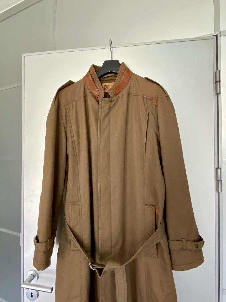 H679 Luxe lange jas maat XL=54/56 winterjas winter bruin, Bruin, Maat 48/50 (M), Zo goed als nieuw, Kempel